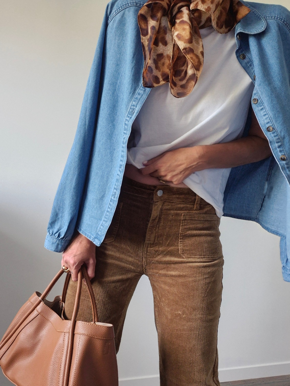 Pantalon Prémium ARTHUR velours camel – Image 2