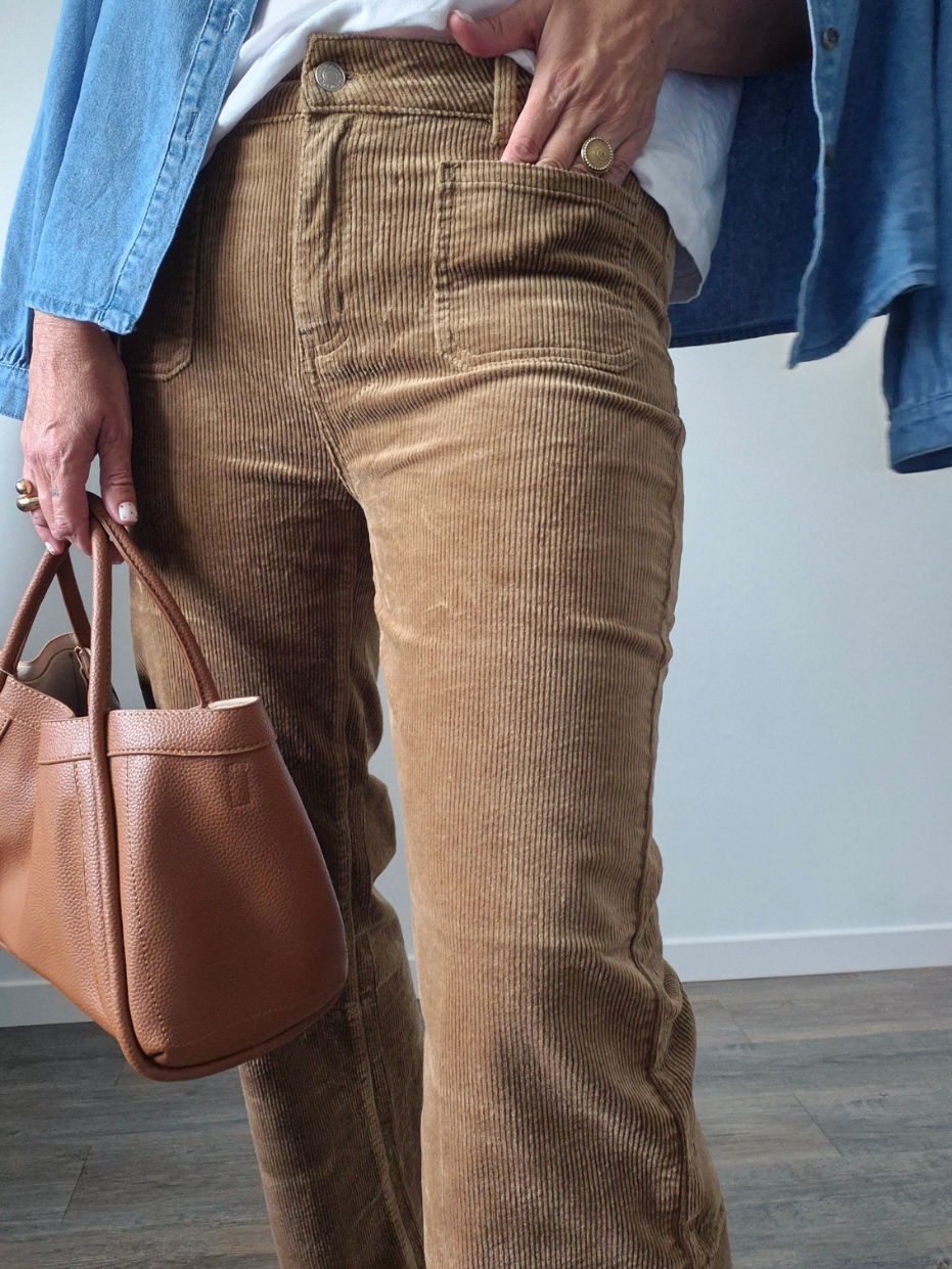 Pantalon Prémium ARTHUR velours camel – Image 5