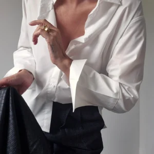 Chemise oversize blanche « Alma » – intemporelle & élégante