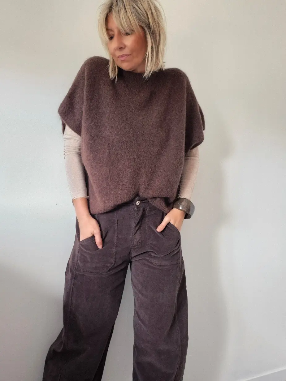 Pull "Mérine" – Douceur Alpaga & Maille Moelleuse Premium