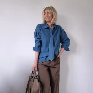 Chemise Édmond – Jean avec cravate amovible