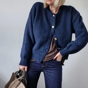 Gilet Martin – Maille bleu marine