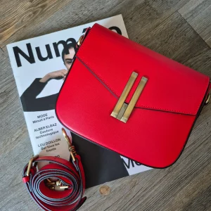 Sac « Roma » – cuir rouge