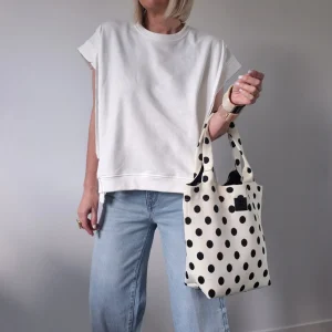 Sweat Allie – Blanc manches courtes oversize