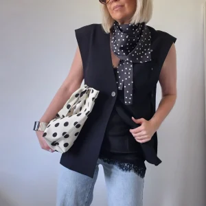 Veste Sans Manches Carla – Noir