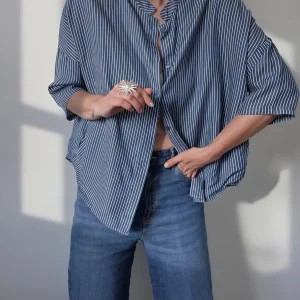 Chemise “Blue Mood” – rayures denim